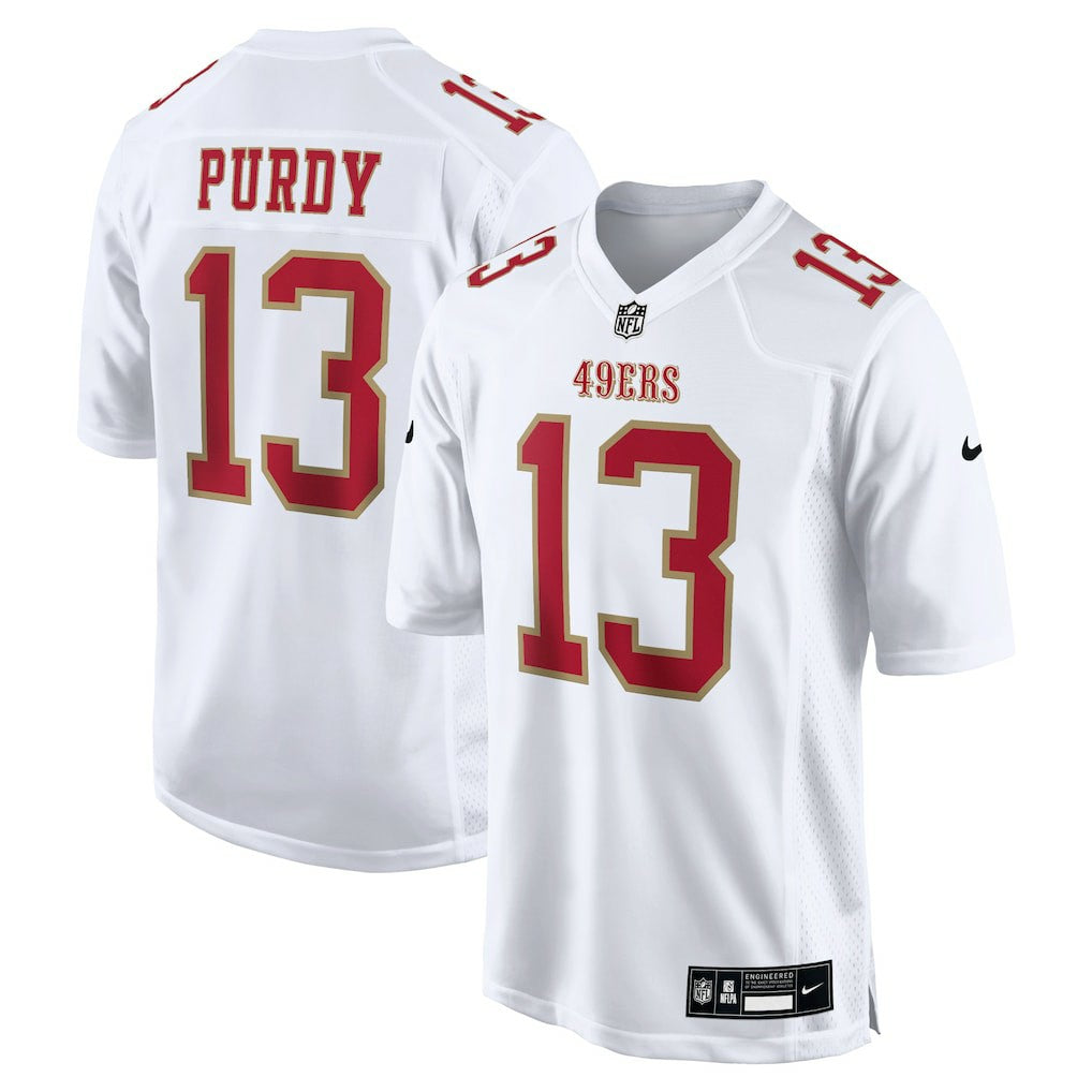 Brock Purdy San Francisco 49ers Fashion Game Jersey Tundra White | Nike for Sale