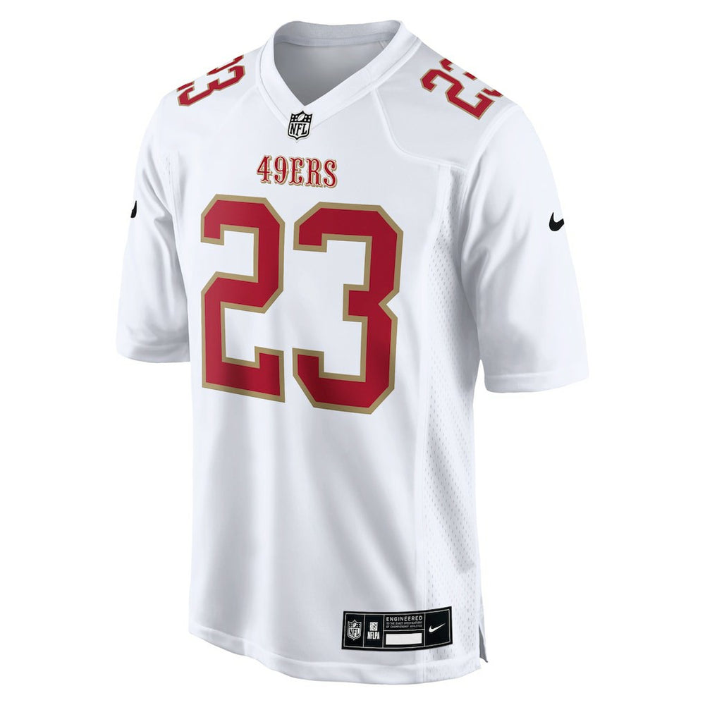 Christian McCaffrey San Francisco 49ers Fashion Game Jersey White | Nike for Sale