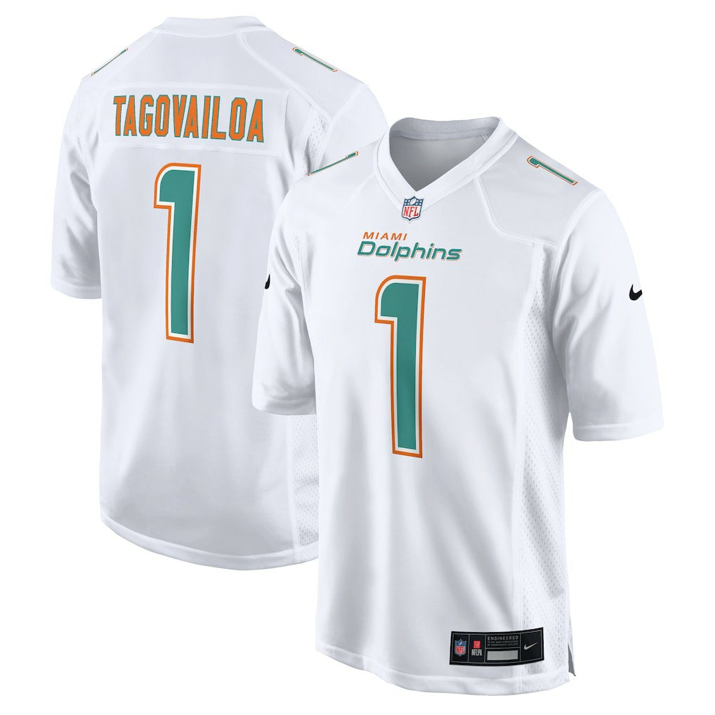 Tua Tagovailoa Miami Dolphins Fashion Game Jersey White | Nike for Sale