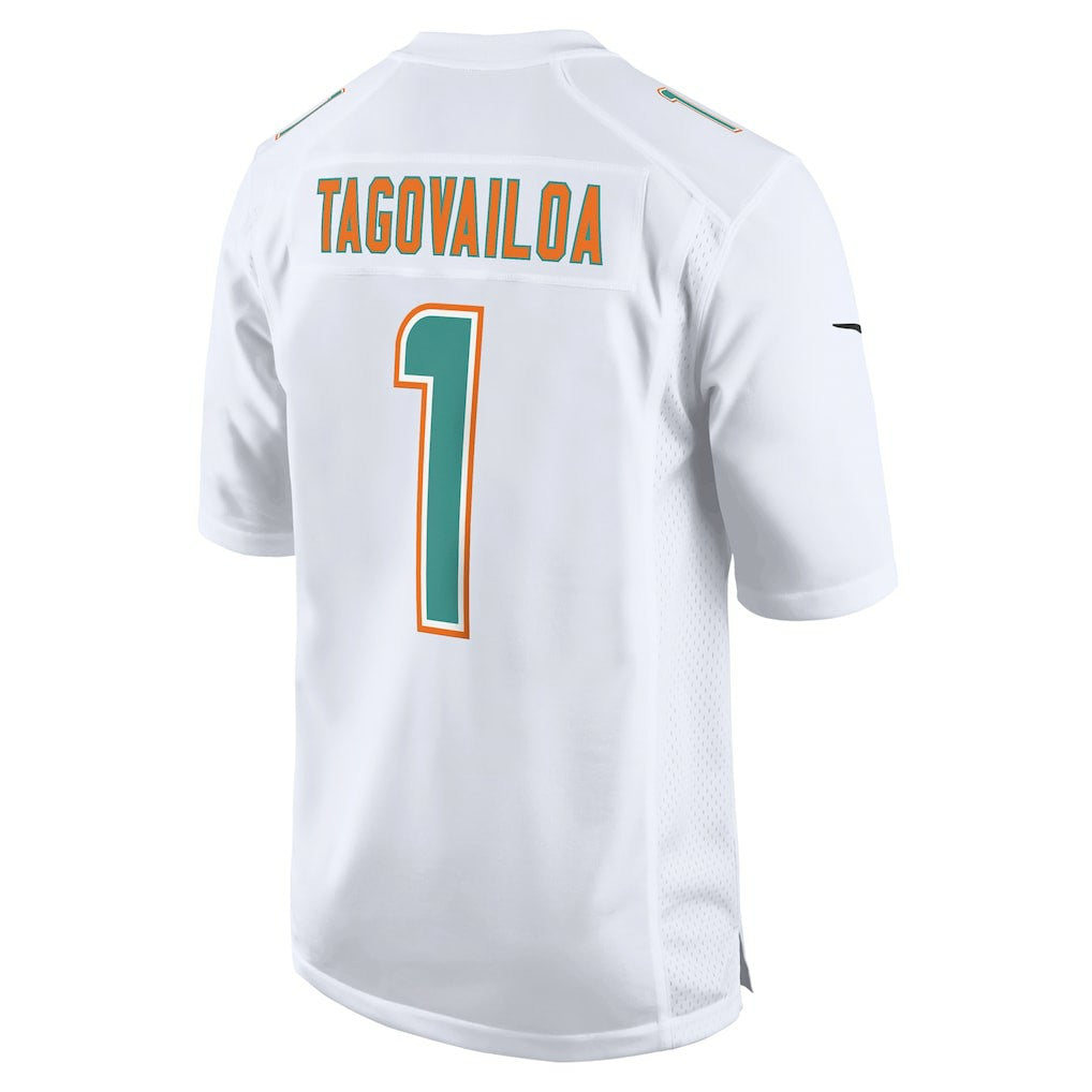 Tua Tagovailoa Miami Dolphins Fashion Game Jersey White | Nike for Sale