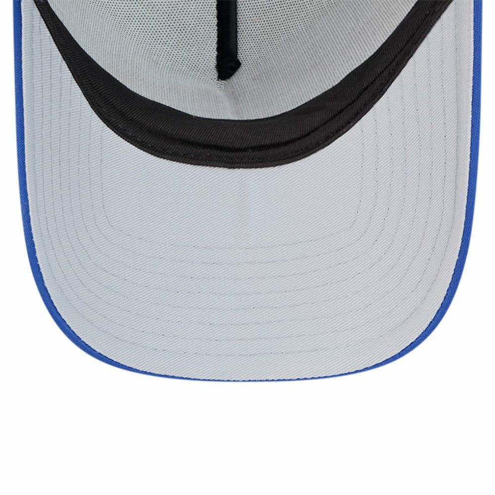 Atlanta Braves New Era Retro Wordmark 9FORTY A-Frame Trucker Adjustable Hat - MLB