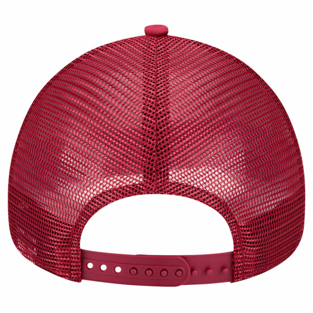 Philadelphia Phillies New Era Retro Wordmark 9FORTY A-Frame Trucker Adjustable Hat - MLB