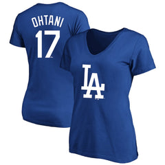 Shohei Ohtani Los Angeles Dodgers Fanatics Women's Plus Size Name & Number T-Shirt - MLB