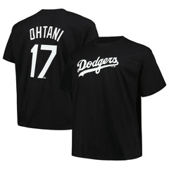Shohei Ohtani Los Angeles Dodgers Profile Big & Tall Name & Number T-Shirt - MLB