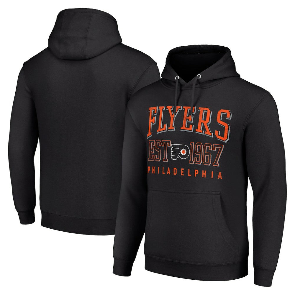 Philadelphia Flyers Starter Retro Graphic Pullover Hoodie - Black - NHL
