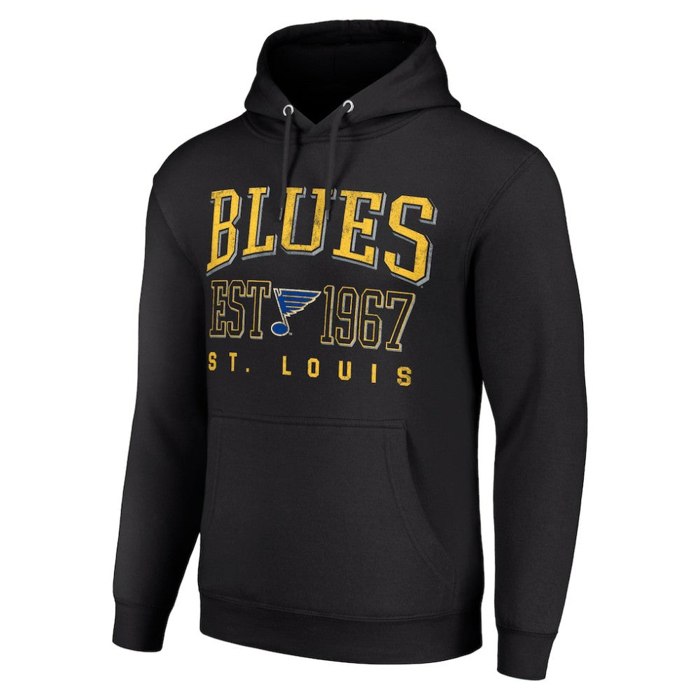St. Louis Blues Starter Retro Graphic Pullover Hoodie - Black - NHL