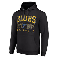 St. Louis Blues Starter Retro Graphic Pullover Hoodie - Black - NHL
