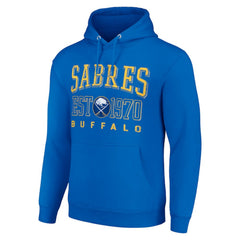 Buffalo Sabres Starter Retro Graphic Pullover Hoodie - Royal - NHL