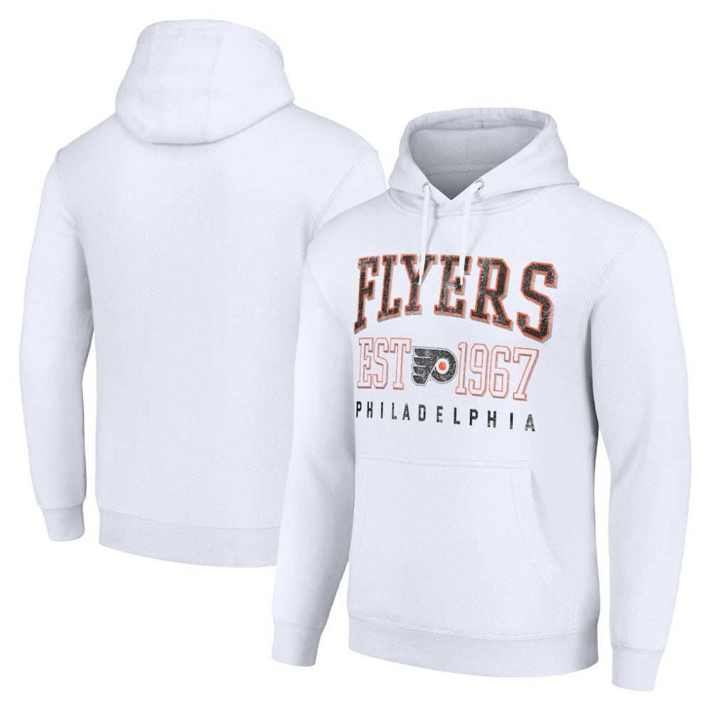 Philadelphia Flyers Starter Retro Graphic Pullover Hoodie - White - NHL