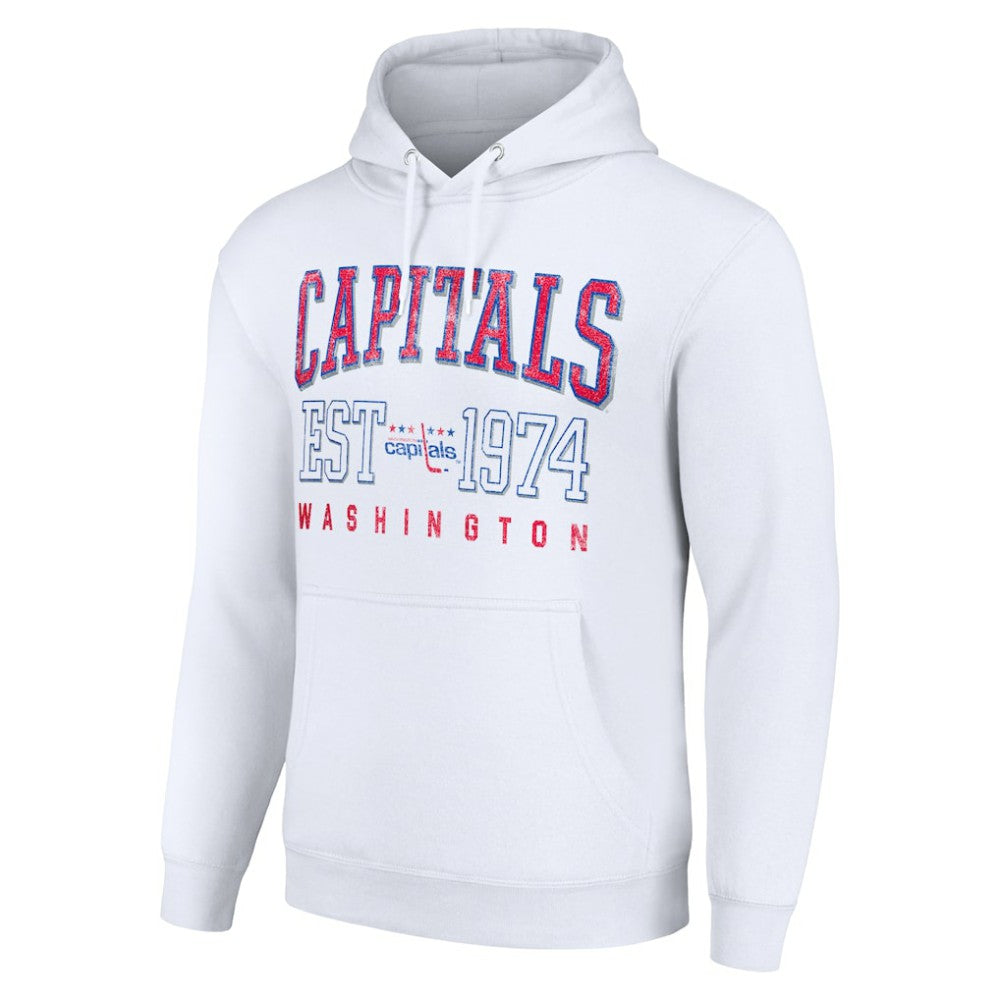 Washington Capitals Starter Retro Graphic Pullover Hoodie - White - NHL