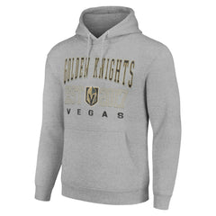 Vegas Golden Knights Starter Graphic Pullover Hoodie - Heather Gray - NHL