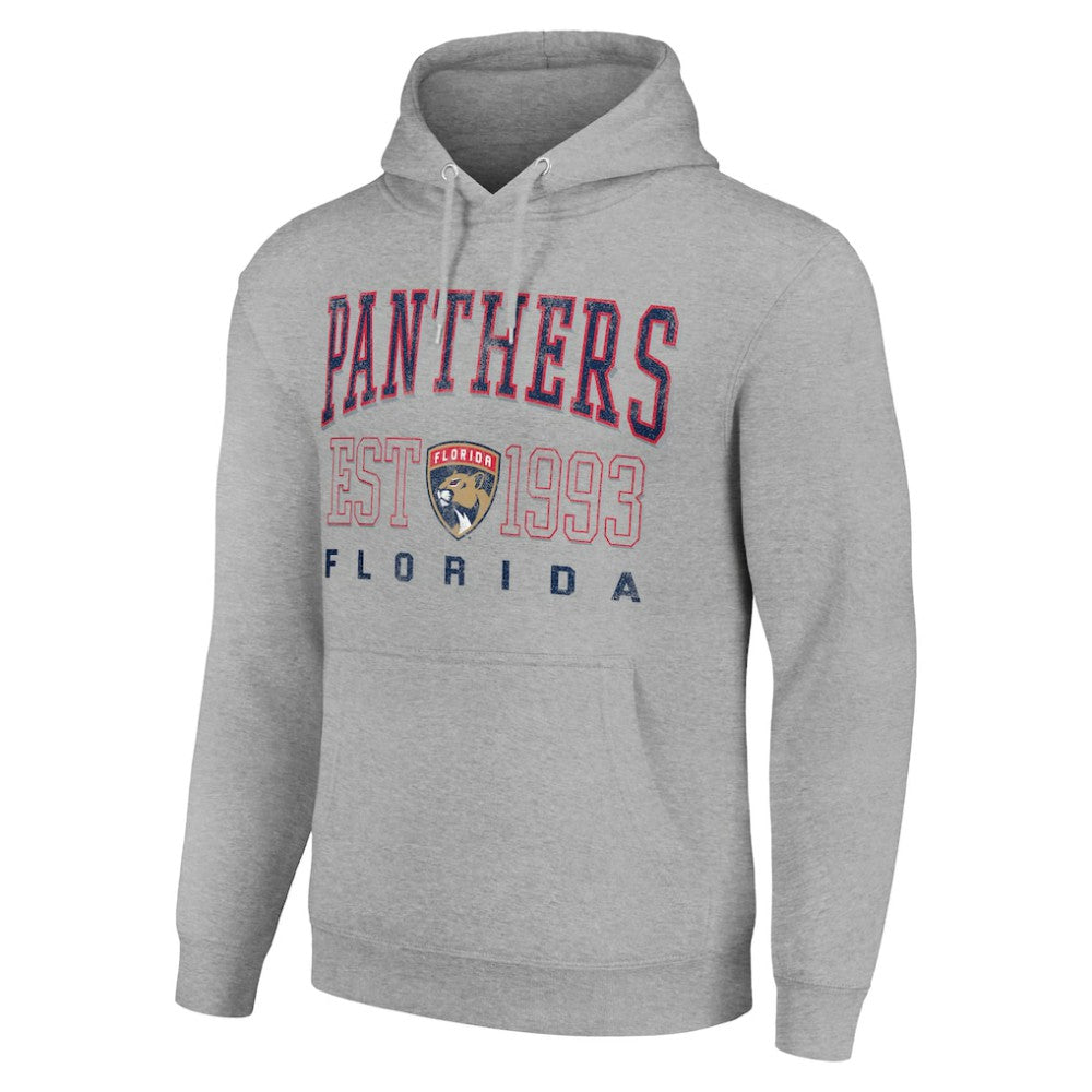 Florida Panthers Starter Graphic Pullover Hoodie - Heather Gray - NHL