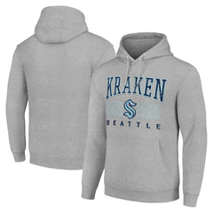Seattle Kraken Starter Graphic Pullover Hoodie - Heather Gray - NHL