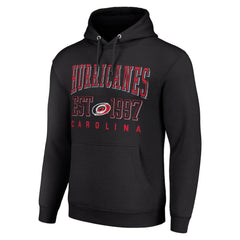 Carolina Hurricanes Starter Graphic Pullover Hoodie - Black - NHL