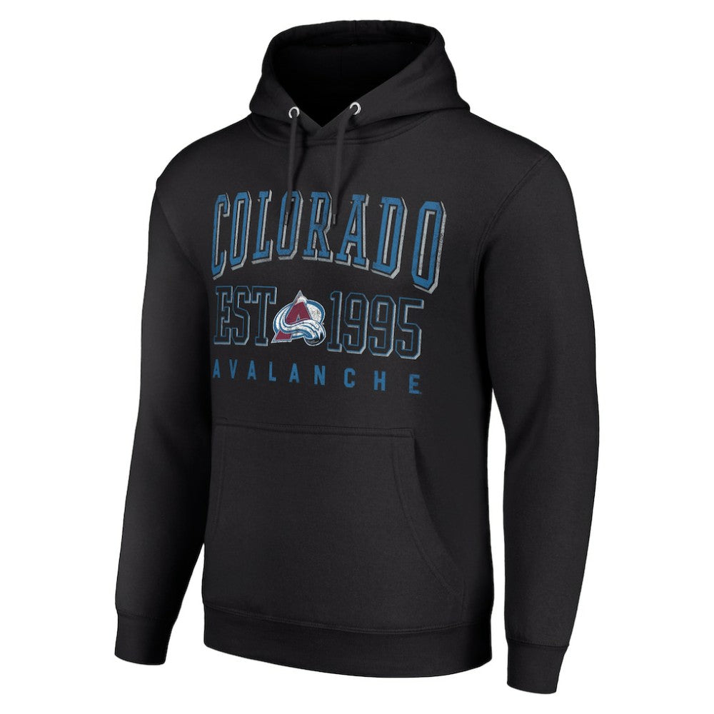 Colorado Avalanche Starter Graphic Pullover Hoodie - Black - NHL