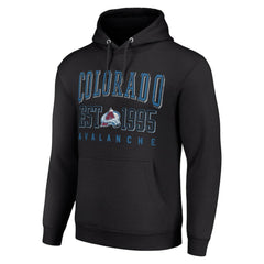 Colorado Avalanche Starter Graphic Pullover Hoodie - Black - NHL