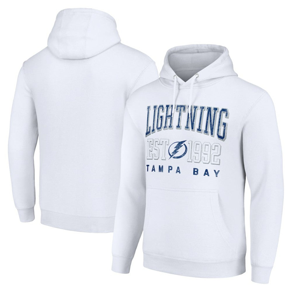 Tampa Bay Lightning Starter Graphic Pullover Hoodie - White - NHL