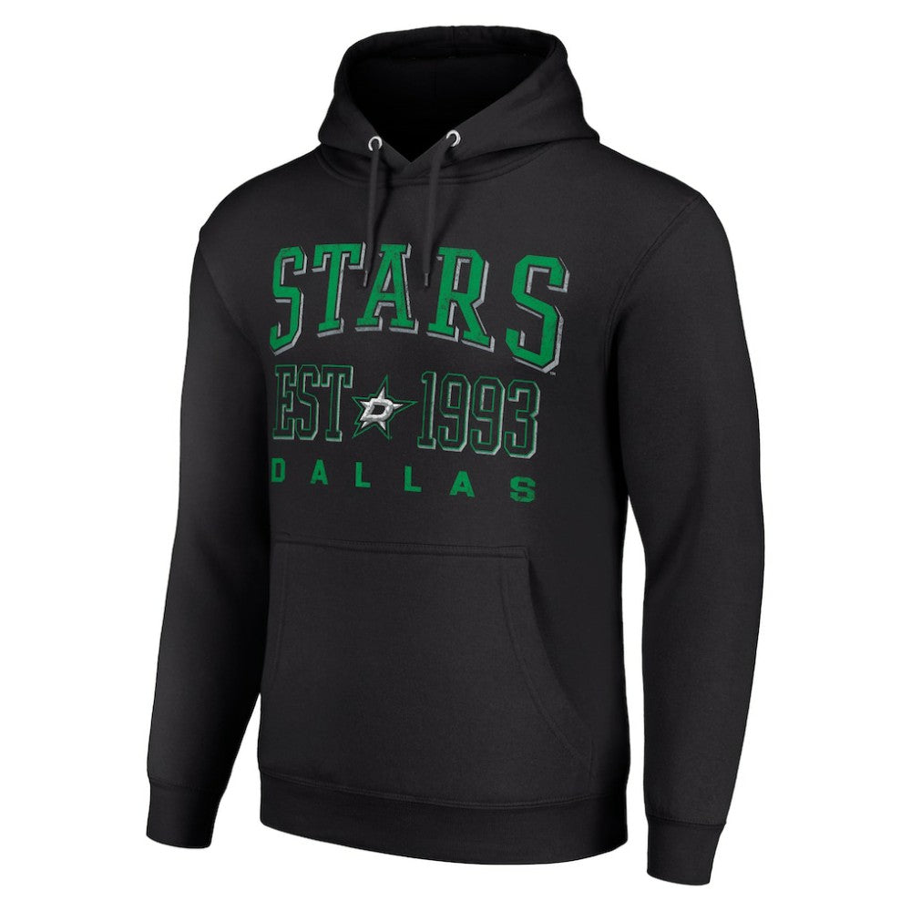 Dallas Stars Starter Graphic Pullover Hoodie - Black - NHL