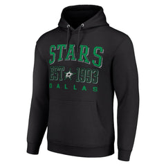 Dallas Stars Starter Graphic Pullover Hoodie - Black - NHL