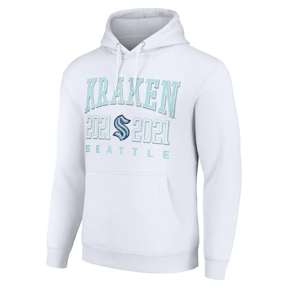Seattle Kraken Starter Graphic Pullover Hoodie - White - NHL