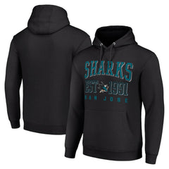 San Jose Sharks Starter Graphic Pullover Hoodie - Black - NHL