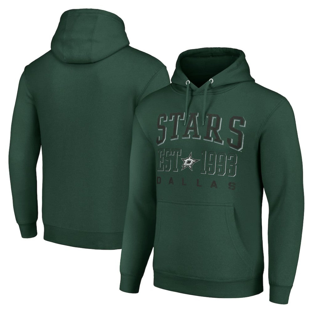 Dallas Stars Starter Graphic Pullover Hoodie - Green - NHL
