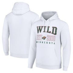 Minnesota Wild Starter Graphic Pullover Hoodie - White - NHL