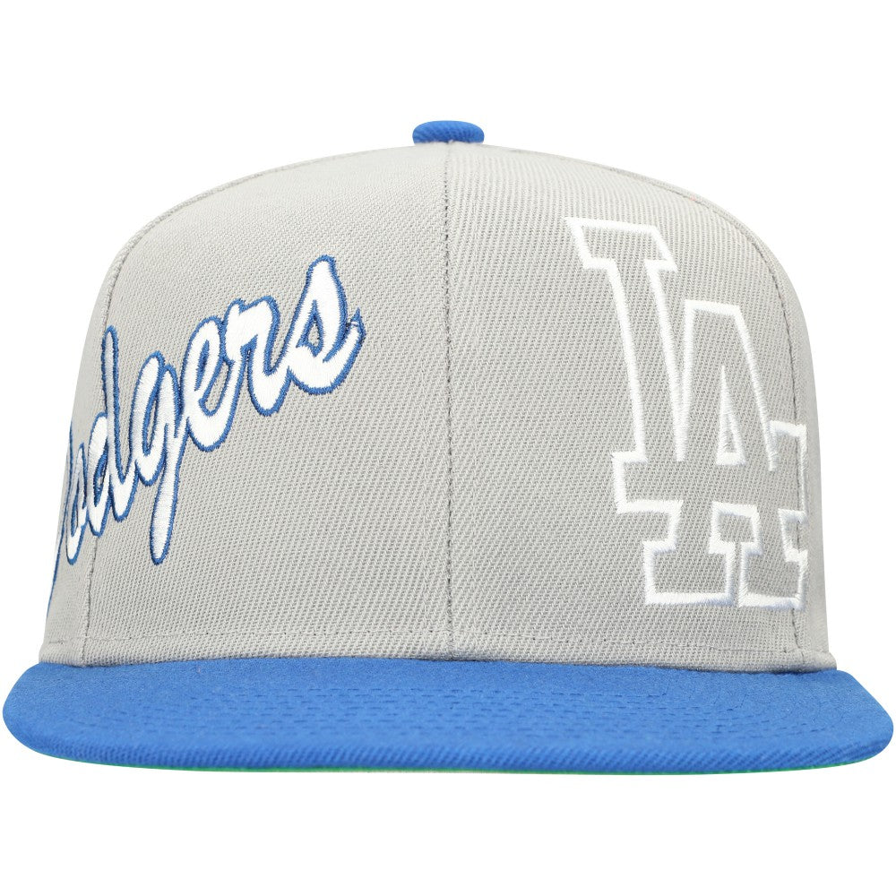 Los Angeles Dodgers Mitchell & Ness Knock Out Panel Snapback Hat - MLB