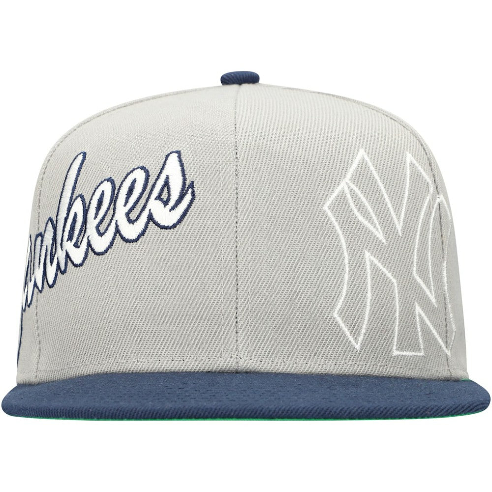 New York Yankees Mitchell & Ness Knock Out Panel Snapback Hat - MLB