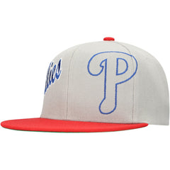 Philadelphia Phillies Mitchell & Ness Knock Out Panel Snapback Hat - MLB
