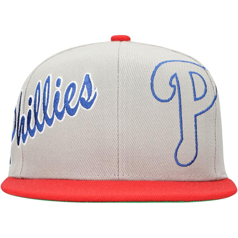 Philadelphia Phillies Mitchell & Ness Knock Out Panel Snapback Hat - MLB