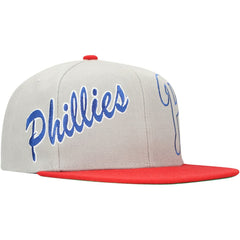 Philadelphia Phillies Mitchell & Ness Knock Out Panel Snapback Hat - MLB