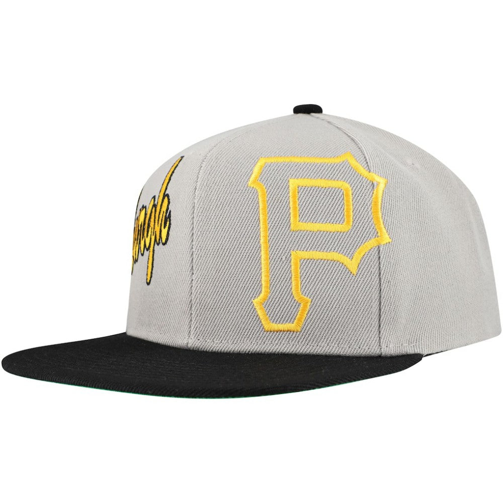 Pittsburgh Pirates Mitchell & Ness Knock Out Panel Snapback Hat - MLB