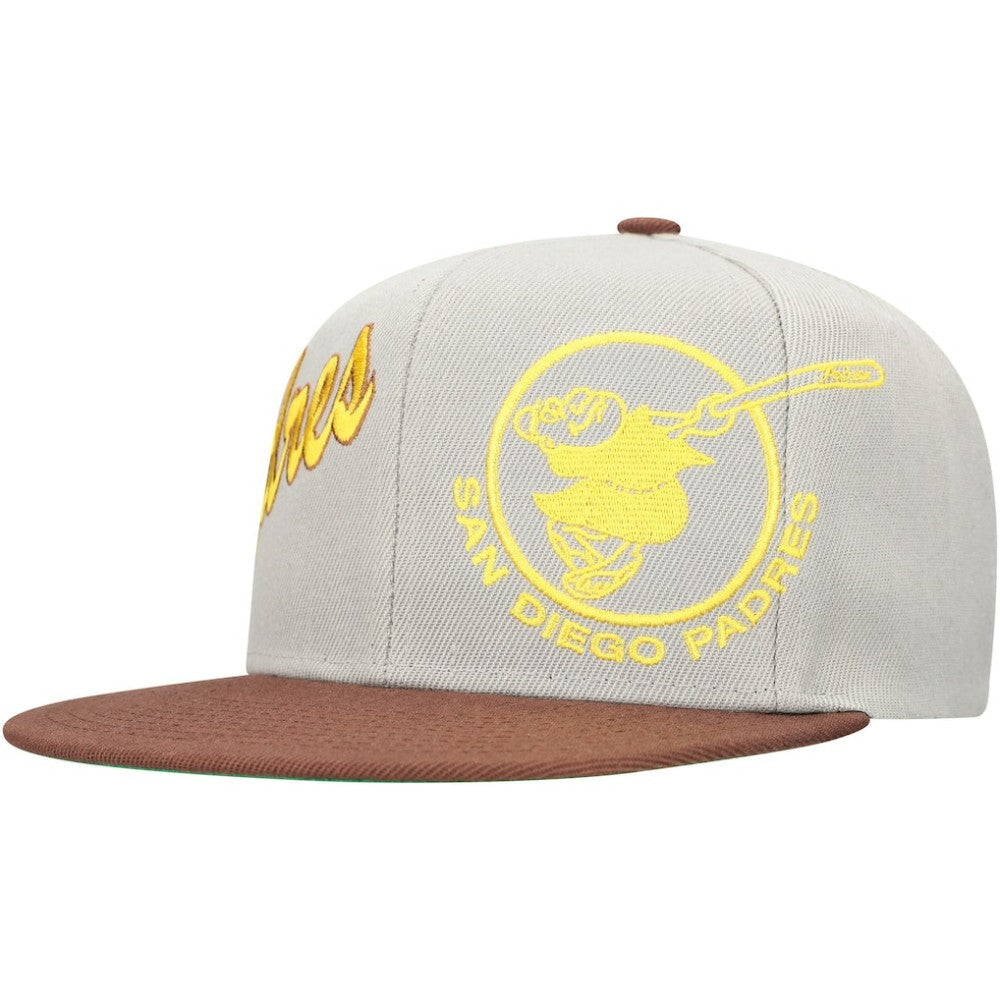 San Diego Padres Mitchell & Ness Knock Out Panel Snapback Hat - MLB