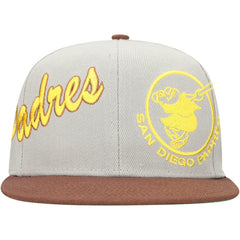 San Diego Padres Mitchell & Ness Knock Out Panel Snapback Hat - MLB