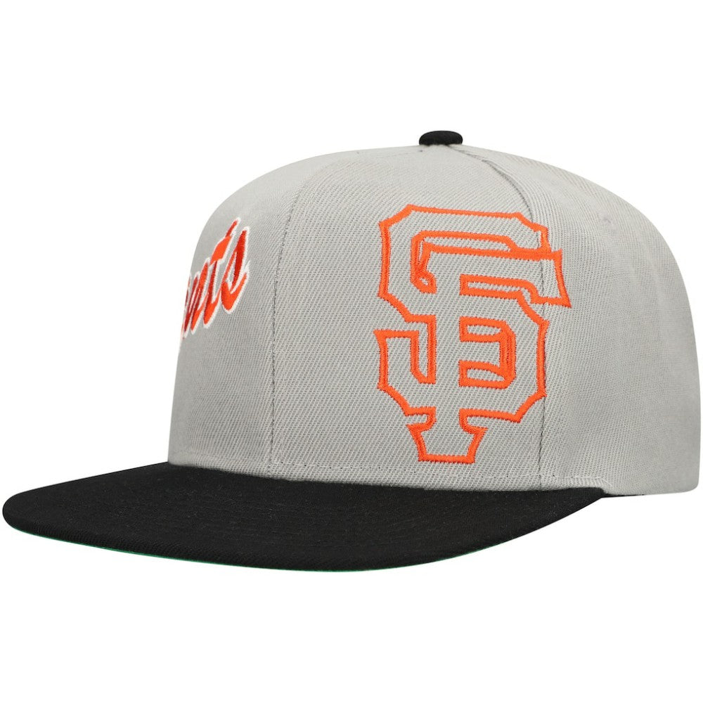 San Francisco Giants Mitchell & Ness Knock Out Panel Snapback Hat - MLB