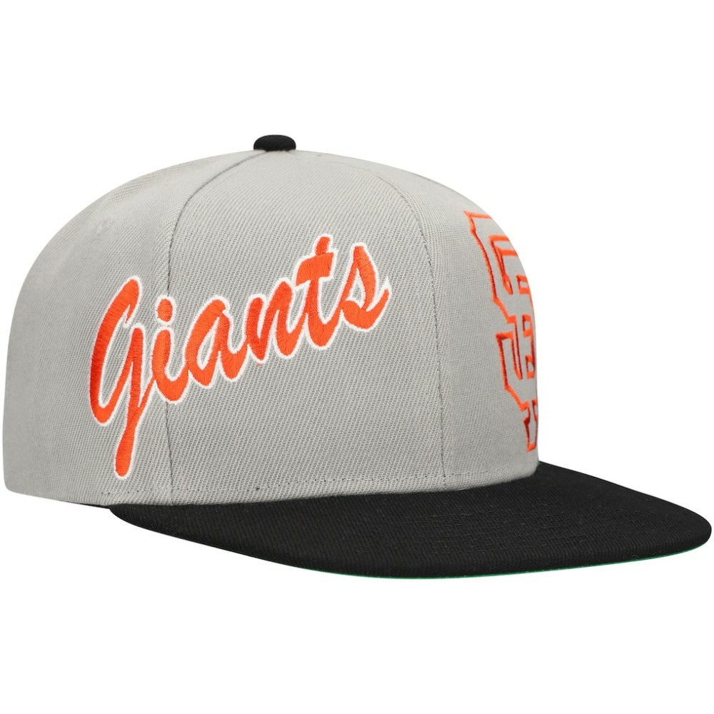 San Francisco Giants Mitchell & Ness Knock Out Panel Snapback Hat - MLB