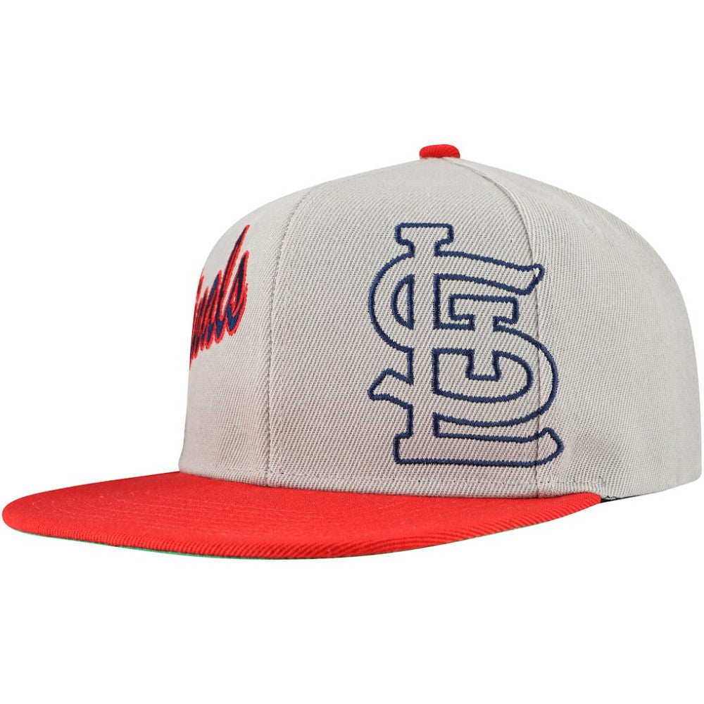 St. Louis Cardinals Mitchell & Ness Knock Out Panel Snapback Hat - MLB