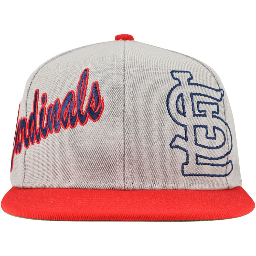 St. Louis Cardinals Mitchell & Ness Knock Out Panel Snapback Hat - MLB