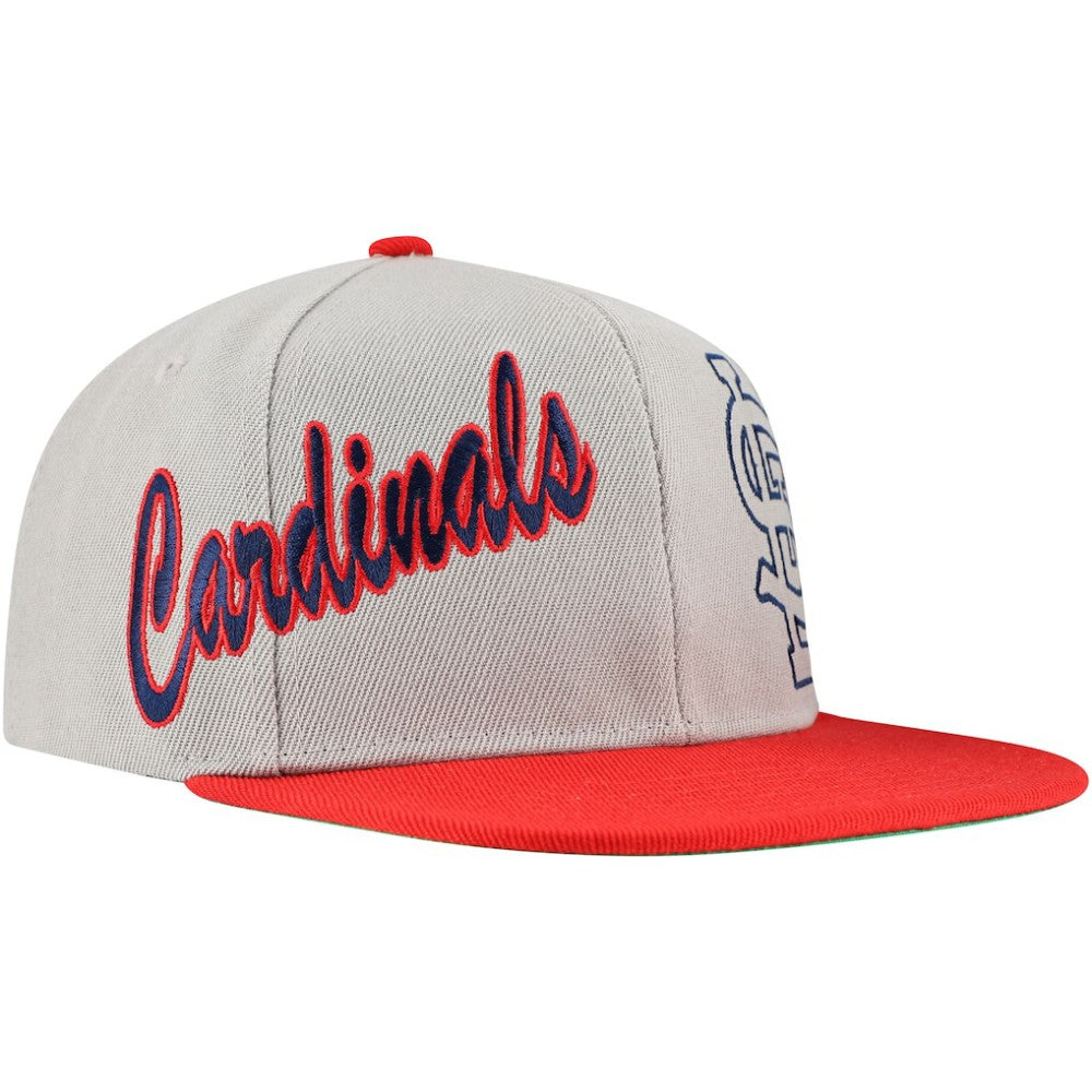 St. Louis Cardinals Mitchell & Ness Knock Out Panel Snapback Hat - MLB