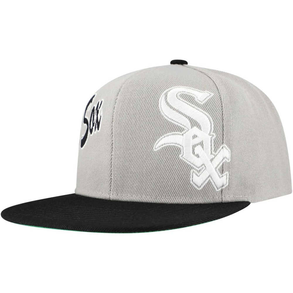 Chicago White Sox Mitchell & Ness Knock Out Panel Snapback Hat - MLB