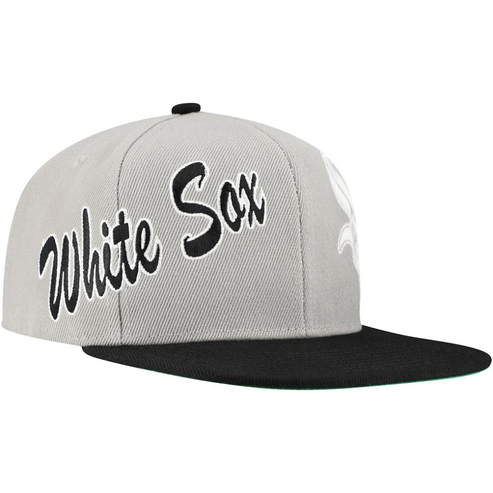Chicago White Sox Mitchell & Ness Knock Out Panel Snapback Hat - MLB