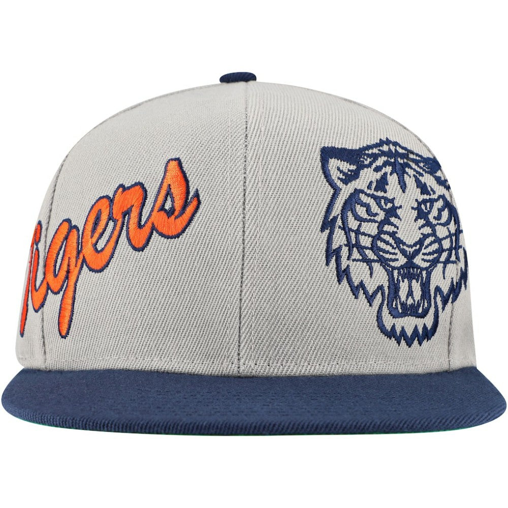 Detroit Tigers Mitchell & Ness Knock Out Panel Snapback Hat - MLB