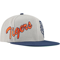 Detroit Tigers Mitchell & Ness Knock Out Panel Snapback Hat - MLB