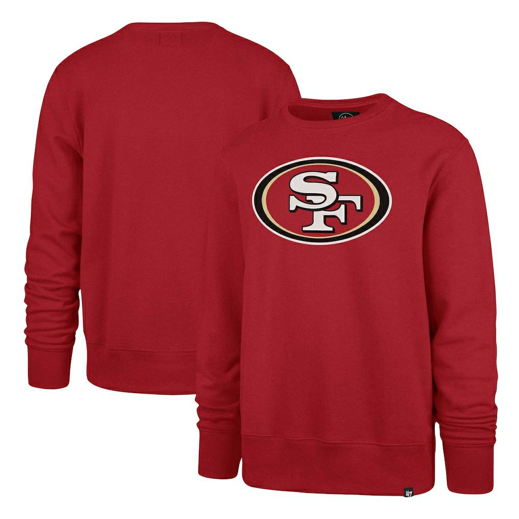 San Francisco 49ers '47 Imprint Headline Pullover Sweatshirt Scarlet | 47 brand