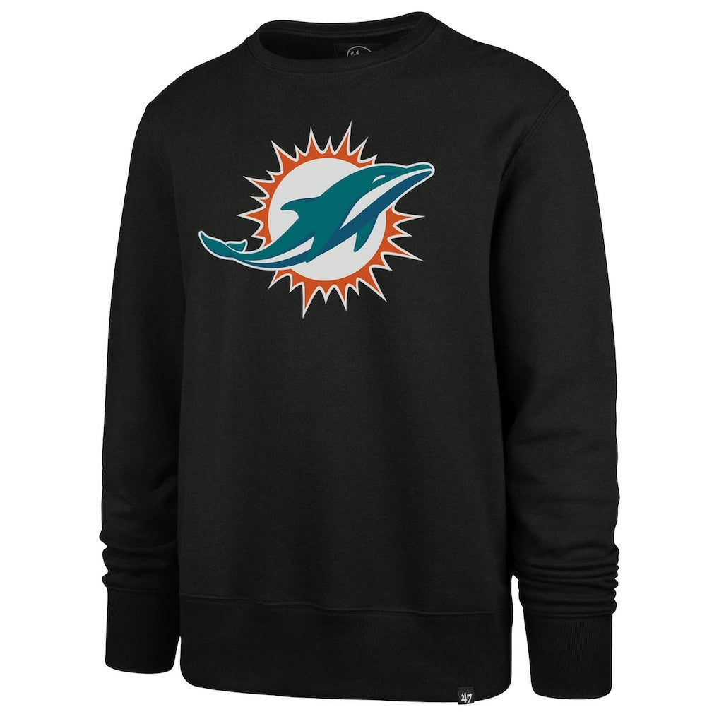 Miami Dolphins '47 Imprint Headline Pullover Sweatshirt Black | 47 brand