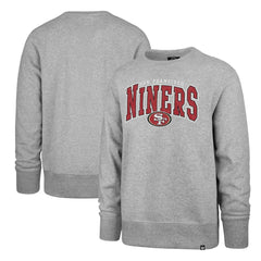 San Francisco 49ers '47 Varsity Block Headline Pullover Sweatshirt Gray | 47 brand