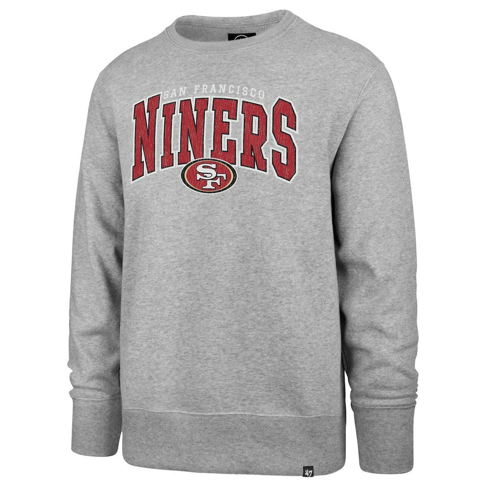 San Francisco 49ers '47 Varsity Block Headline Pullover Sweatshirt Gray | 47 brand