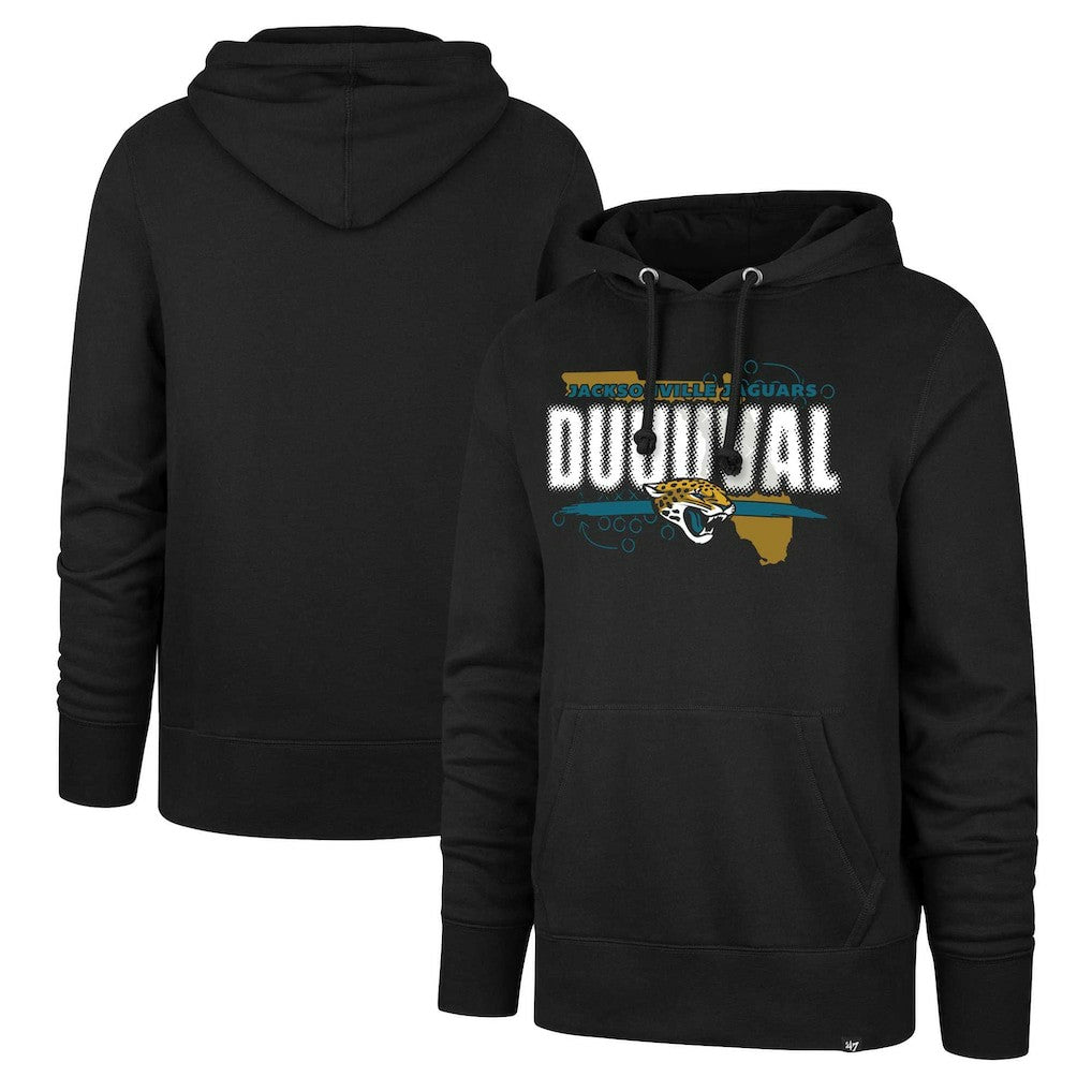 Jacksonville Jaguars '47 Regional Headline Pullover Hoodie Black | 47 brand