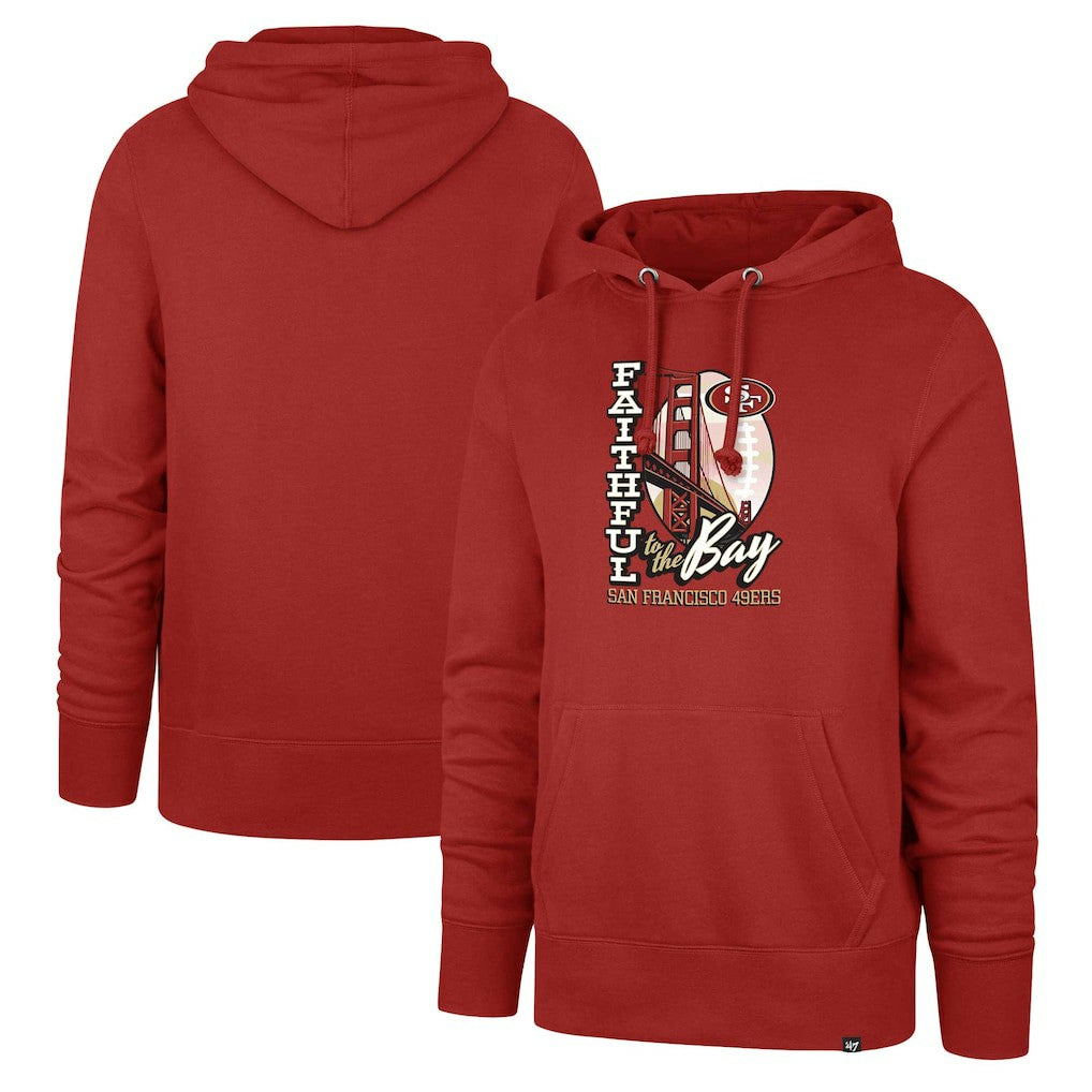 San Francisco 49ers '47 Regional Headline Pullover Hoodie Scarlet | 47 brand